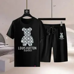 louis vuitton lv survetements manches courtes pour homme s_122262b